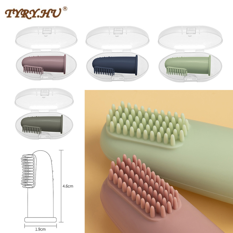 Health Wellness Gifts - Baby Soft Finger แปรงสีฟันซิลิโคนปลอดสาร BPA ทารกฟันฟันแปรงทําความสะอาดซิลิโคนเกรดอาหาร