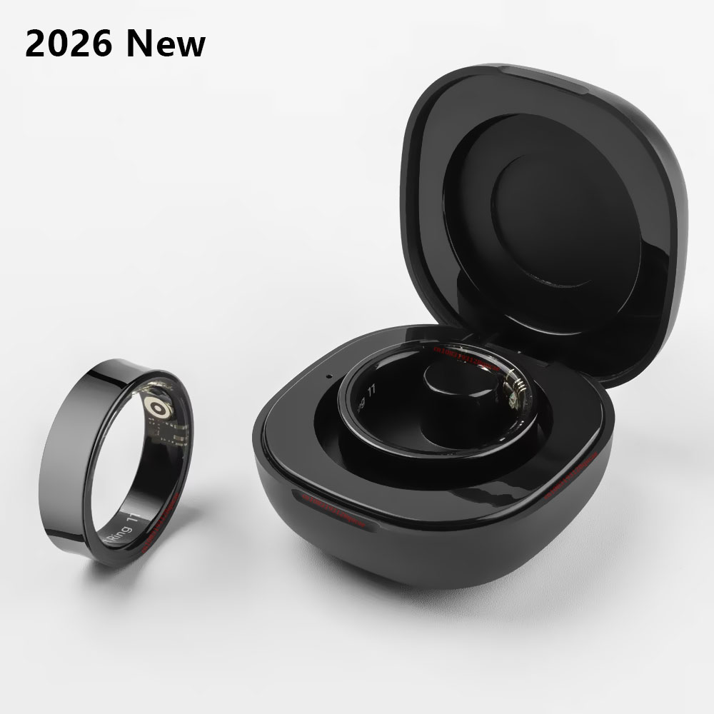 Blood Oxygen Monitor - แหวนสมาร์ทริง R09 รุ่นใหม่ ปี 2026 สำหรับผู้ชายและผู้หญิง