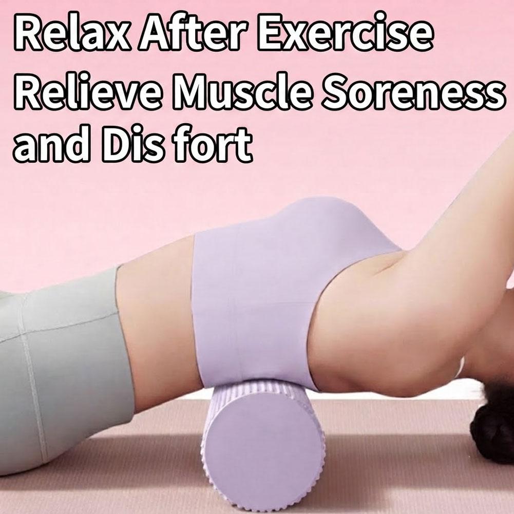 Foam Roller Trigger Point - ลูกกลิ้งโฟมโยคะ EVA ความหนาแน่นสูง ลูกกลิ้งโยคะพิลาทิส ลูกกลิ้งโฟมออกกำลังกาย ลูกกลิ้งนวดหลัง