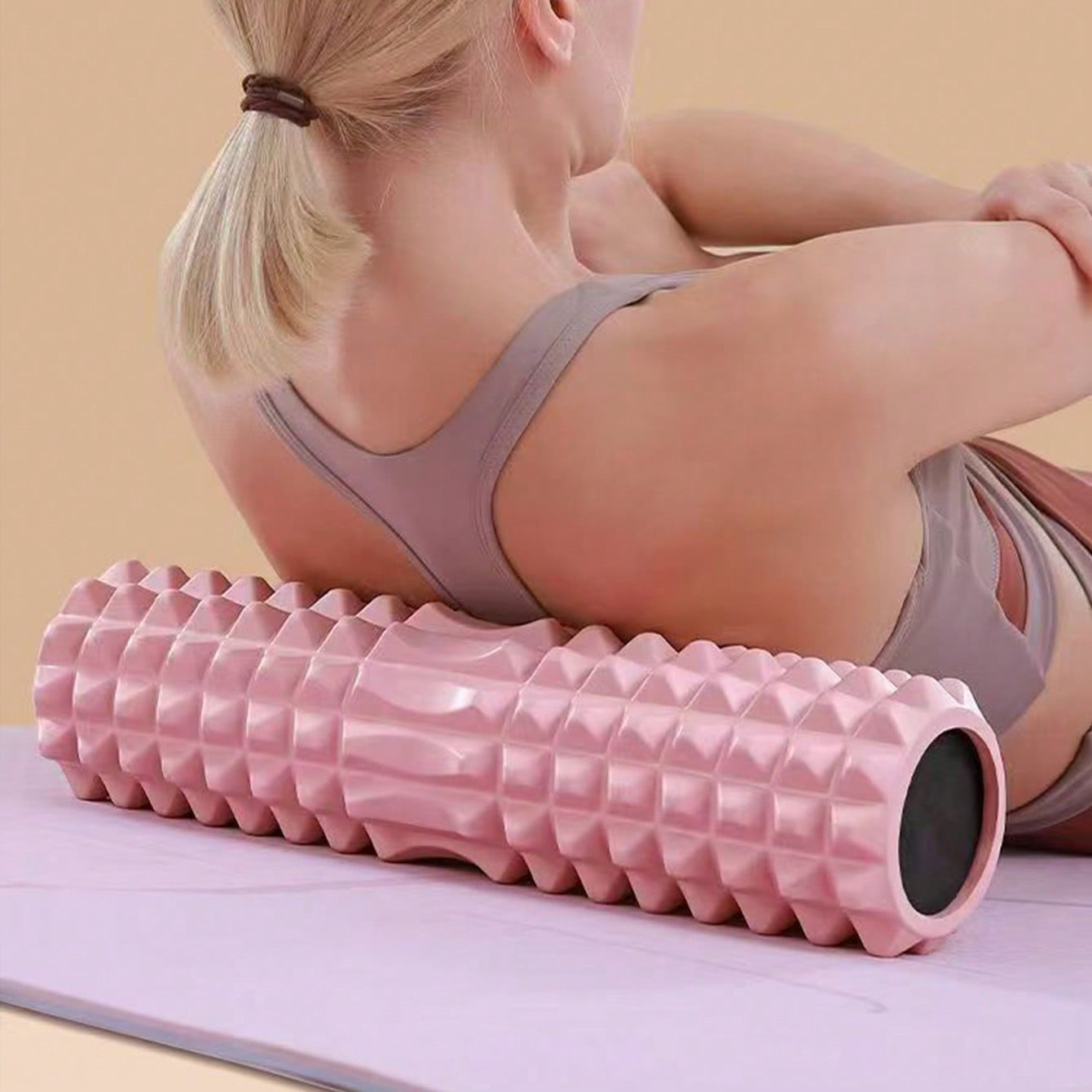 Foam Roller Trigger Point - โฟมโรลเลอร์ ขนาด 45*13 ซม. - อุปกรณ์นวดกล้ามเนื้อแบบลึกและอุปกรณ์ยืดกล้ามเนื้อ