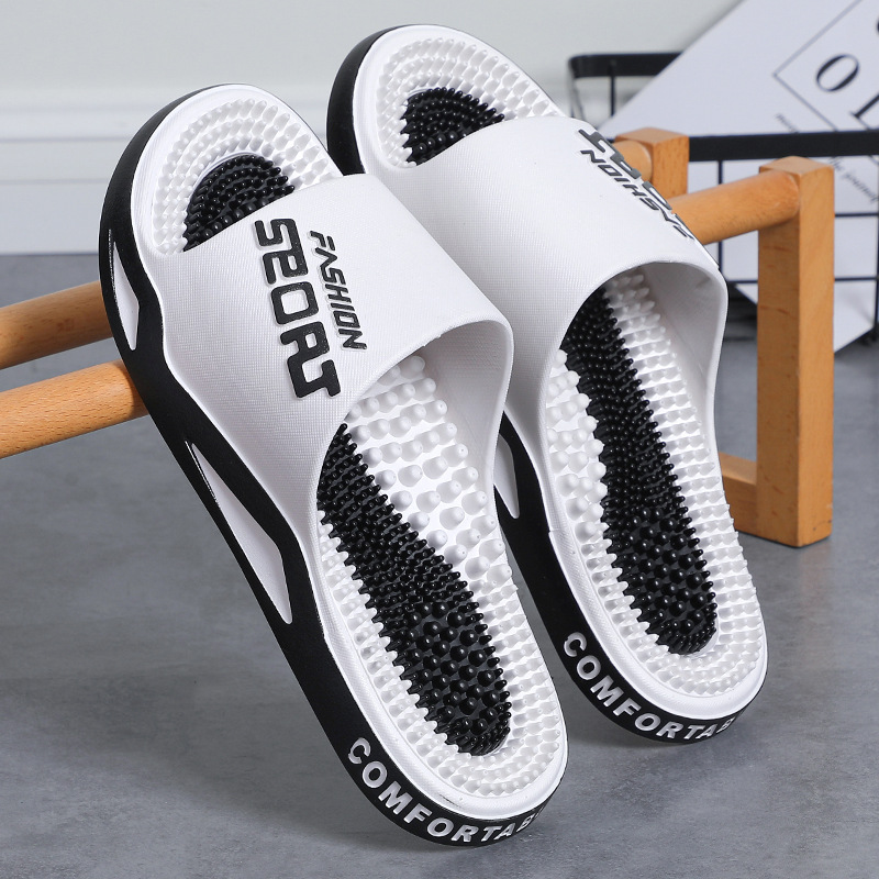 Foot Bath Massager - รองเท้าแตะนวดฝ่าเท้าคู่รัก สำหรับผู้ชาย ใช้ในห้องน้ำ อาบน้ำ รุ่นใหม่ 2026