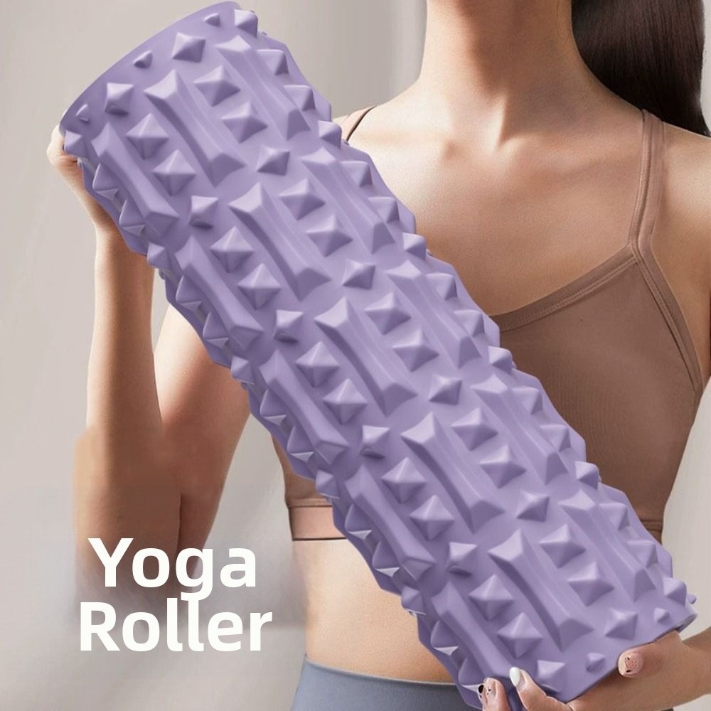 Foam Roller Trigger Point - โฟม EVA สำหรับออกกำลังกาย ลูกกลิ้งโยคะความหนาแน่นสูง อุปกรณ์ยิม ลูกกลิ้งโฟมสำหรับนวดตัวเอง