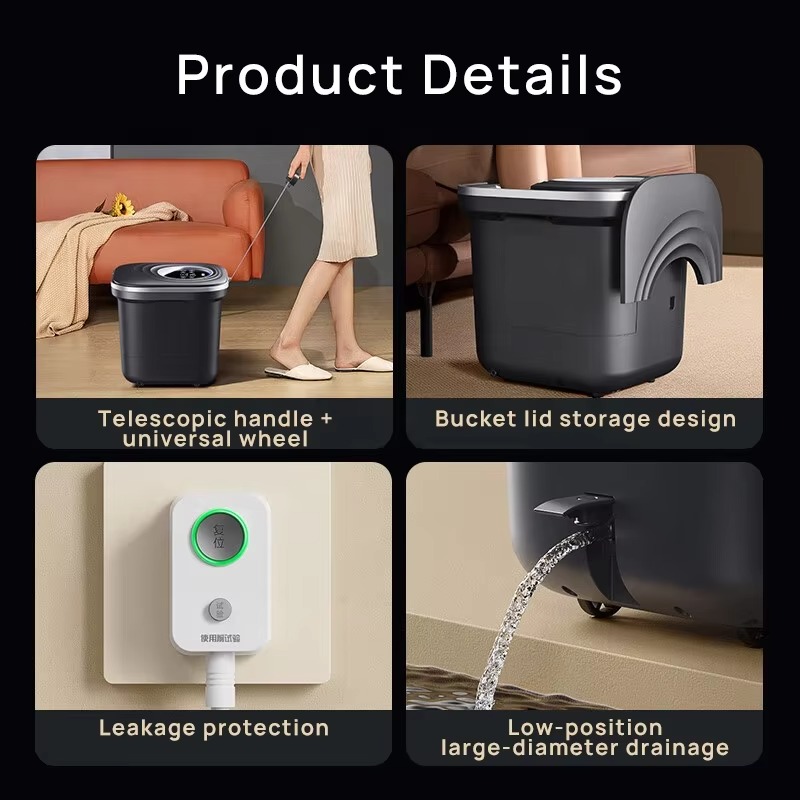 เครื่องนวดเท้าไฟฟ้าแบบพกพาพร้อ - Foot Bath Massager บทวิจารณ์และราคา