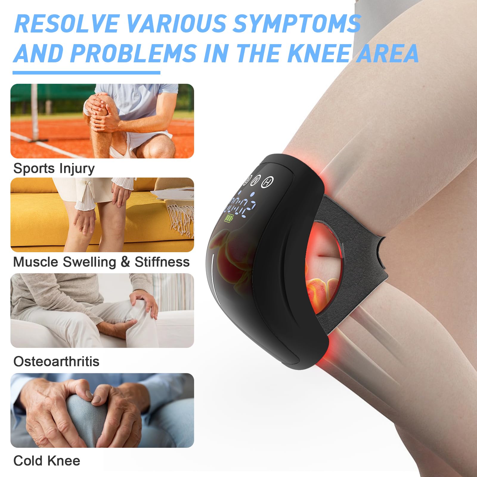 เครื่องนวดเข่าไฟฟ้าพร้อมระบบทำ - Red Light Therapy Device บทวิจารณ์และราคา