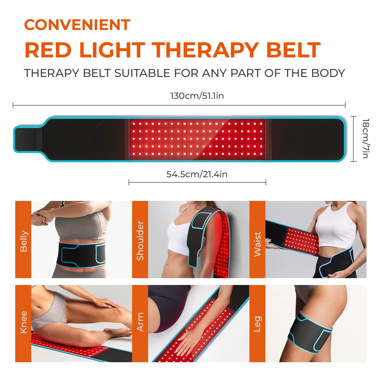 เข็มขัดบำบัดด้วยแสงสีแดงและอิน - Red Light Therapy Device บทวิจารณ์และราคา