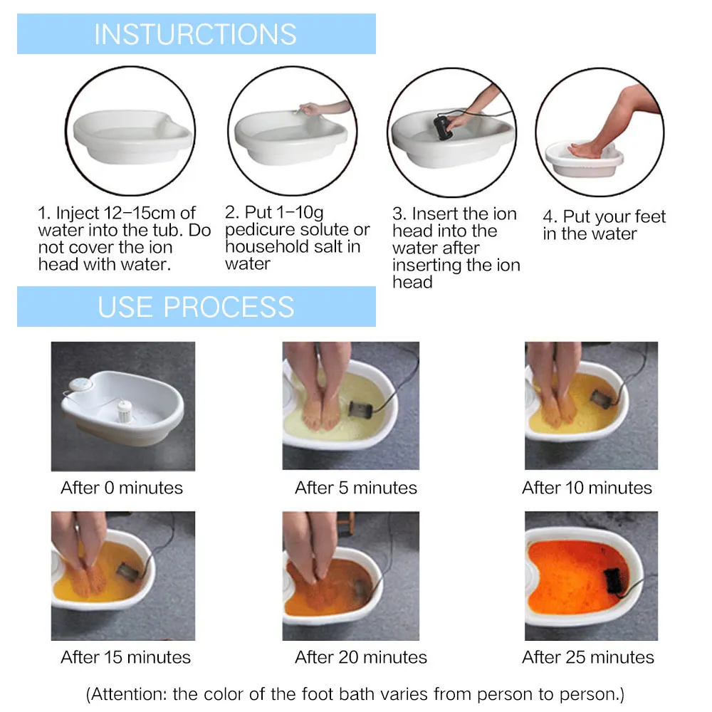 Ionic Foot Bath Detox Ionic De - Foot Bath Massager บทวิจารณ์และราคา