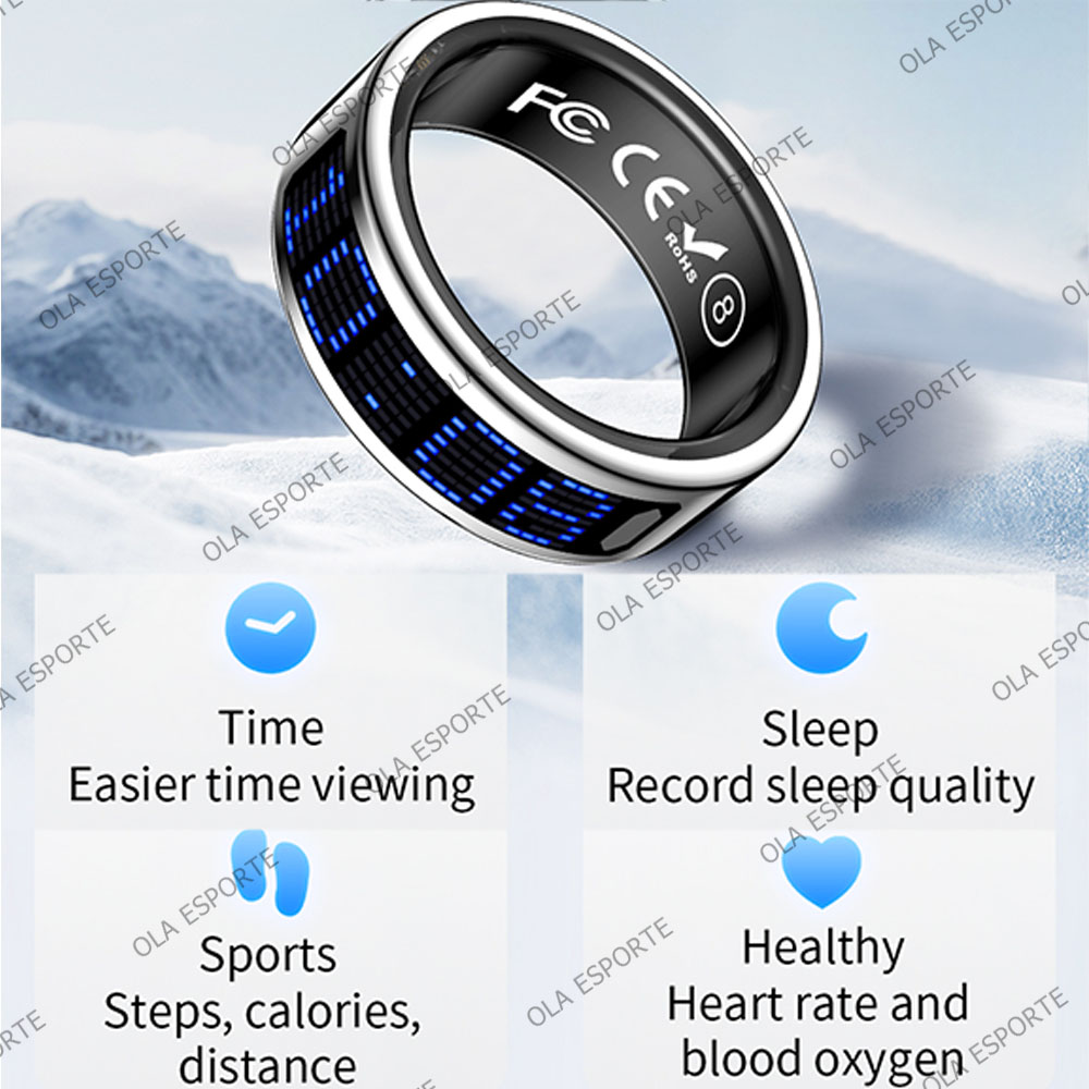 แหวนสมาร์ท 2025 สำหรับผู้ชายแล - Blood Oxygen Monitor บทวิจารณ์และราคา