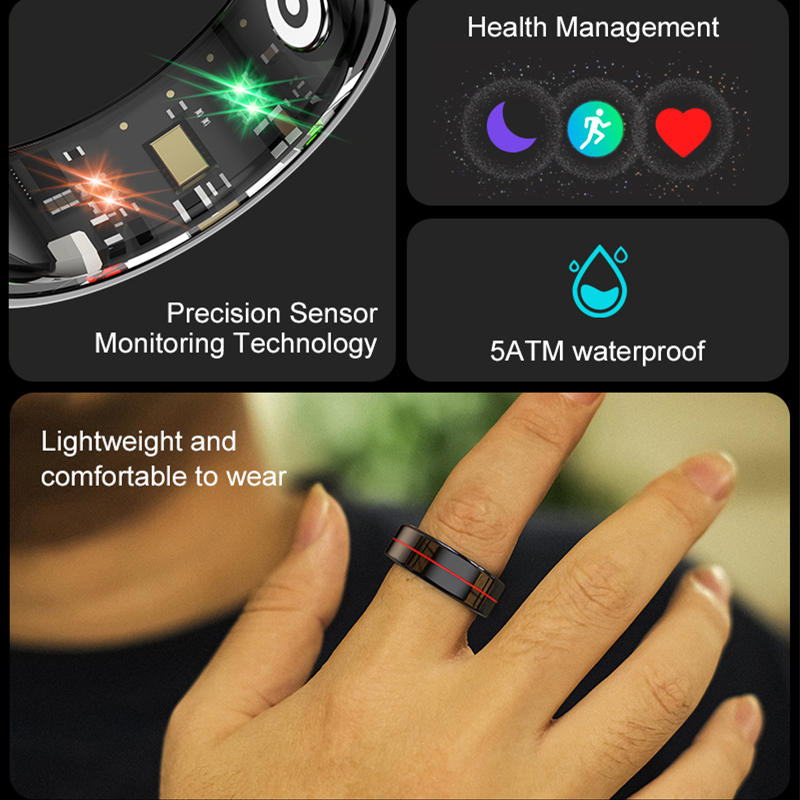 แหวนสมาร์ท R04 สำหรับผู้ชายและ - Blood Oxygen Monitor บทวิจารณ์และราคา